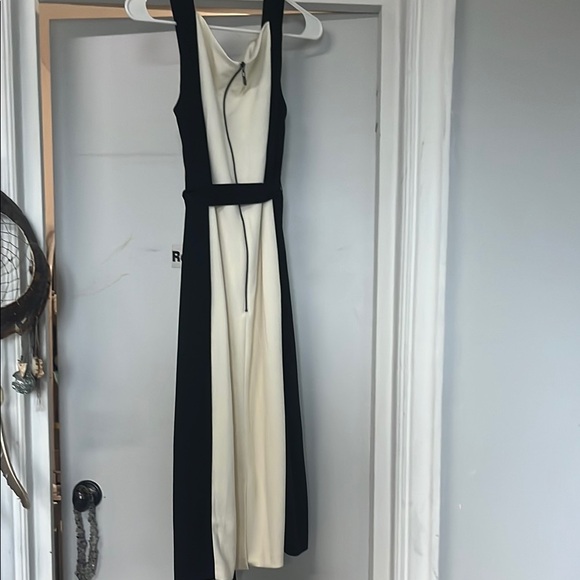 Elegant Black and White Dress - Picture 3 of 5